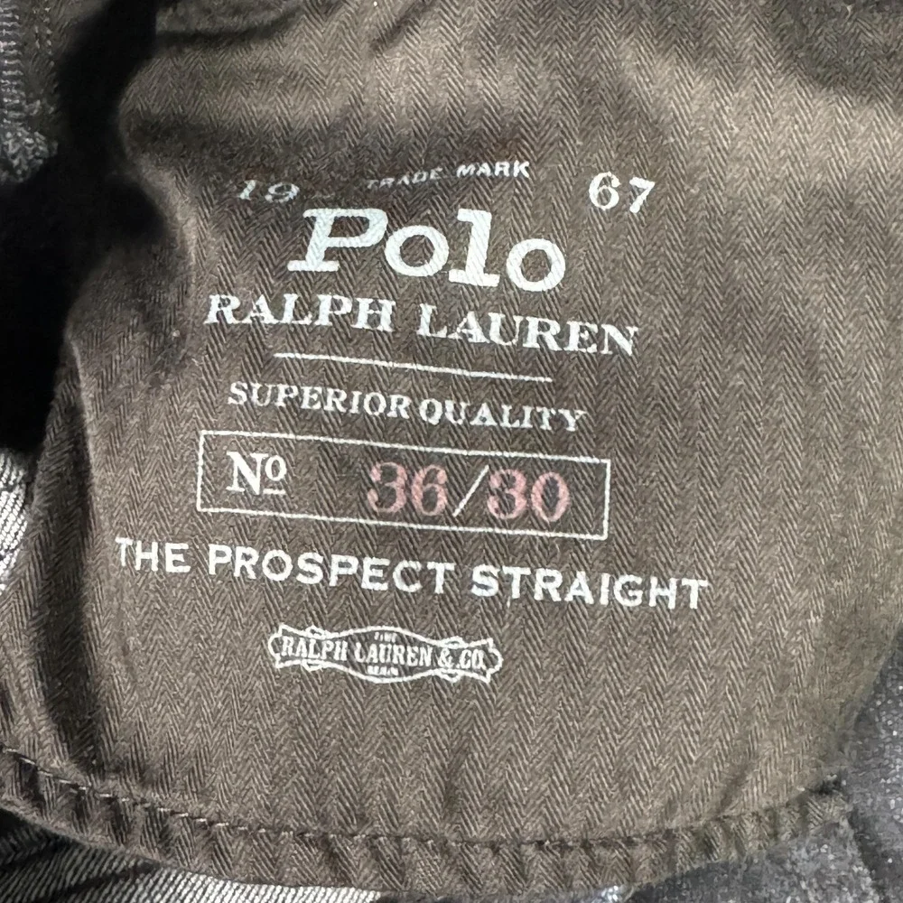 Polo Ralph Lauren Jeans Mens 36x30 Blue The Prospect Straight Dark Wash Stretch